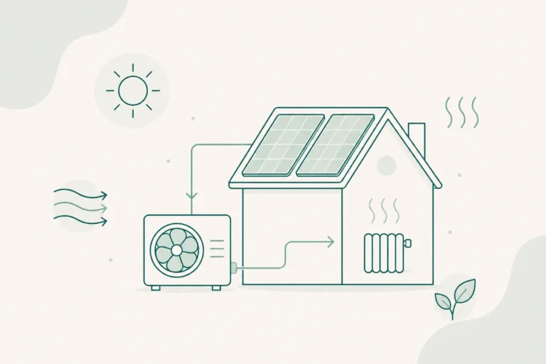 pompe à chaleur avec panneau solaire ; PAC et photovoltaïque ; autoconsommation pompe à chaleur ; couplage PAC solaire